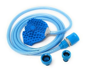 Handheld Pet Bathing Hose with Sprayer Brush - Picture 1 of 6