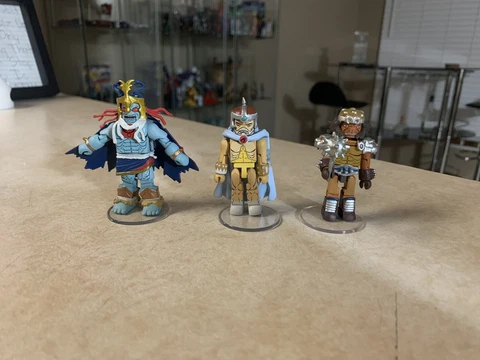 THUNDERCATS Exclusive Minimates Jaga Grune Mumm-ra No Weapons Icon Heros Cover