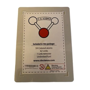 C-6 Science Molecule Atom Model Puzzle Educational Kit - Picture 1 of 4