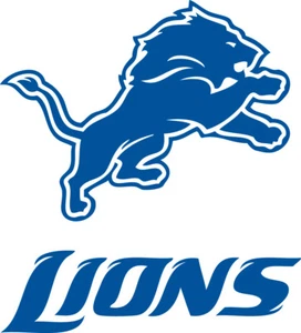 Detroit Lions Corn Hole (Bag Toss) 15" x 13.5" Vinyl Decals set of 2 - Picture 1 of 2