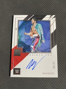 2022 Panini Impeccable WWE Mansoor Indelible Ink Auto #/99