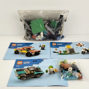 LEGO 60319 City Town Fire Rescue & Police Chase Set (2022) Complete with Manuals - Picture 1 of 9