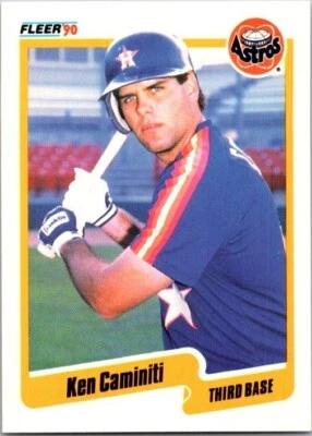 1990 Fleer - Ken Caminiti #225 - Image 1 of 2