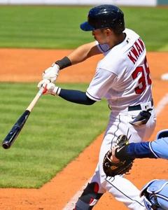 8x10 Photo STEVEN KWAN Cleveland Guardians Indians All-Star - Picture 1 of 1