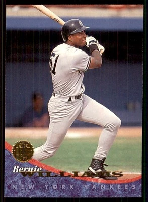 1994 Leaf #4 Bernie Williams New York Yankees - Image 1 of 2