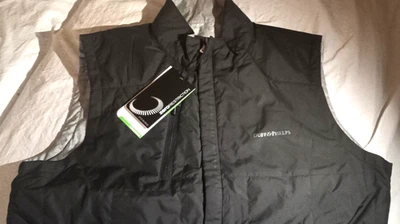 Zero Restriction Men’s Golf Vest  Large Duff&Phelps logo Black under Gray - Image 1 of 4
