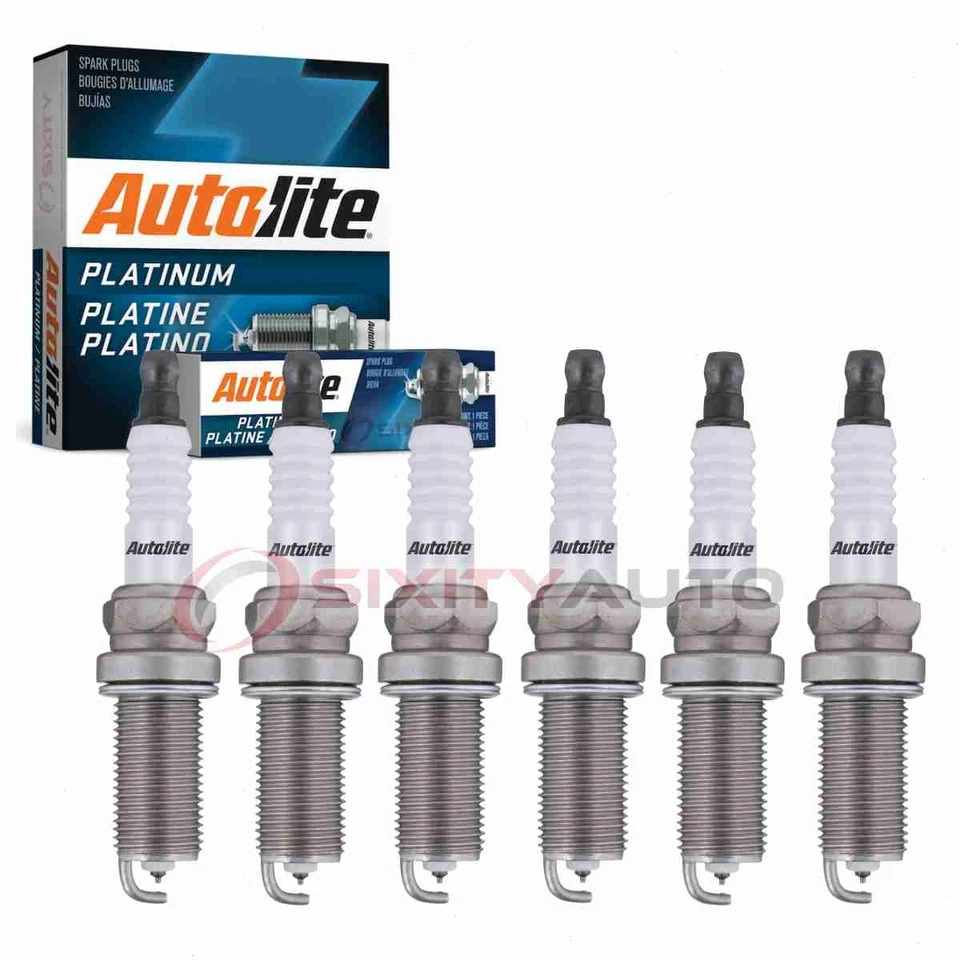 6 bujías Autolite Platinum para Nissan 350Z 2003-2006 3,5 L V6 jb Foto 1 de 4