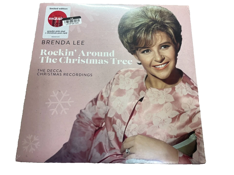 Brenda Lee - Rockin Around The Christmas Tree (12 дюймов розовая виниловая пластинка, 2024) запечатанная - Изображение 1 из 1