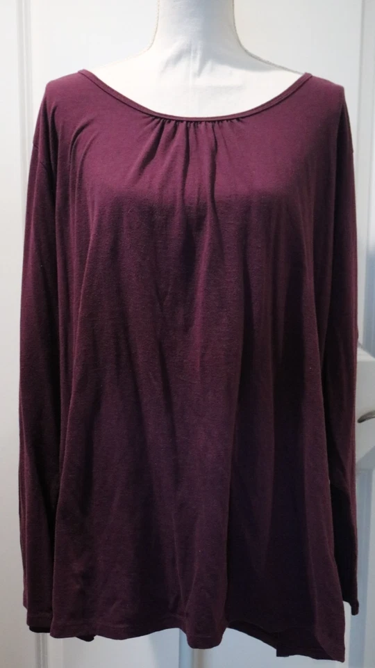 Топ футболка 4 X 26 Вт / 28 Вт только мой размер фиолетовый длинным рукавом пуловер эластичной - Изображение 1 из 1