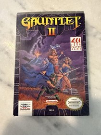 Gauntlet 2 original NES Box all inserts And Instructions