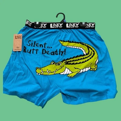 Boxers divertidos para hombre Lazy One X GRANDES silenciosos... trasero mortal Foto 1 de 2