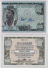 2021-22 Leaf Metal So Money Auto Silver Mojo Justin Lewis #SM-JL1 Auto
