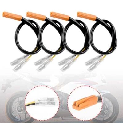 4X Adaptador de señal de giro Enchufes Conector Cable de cable para Honda CBR1000RR 2004-2012 Foto 1 de 4