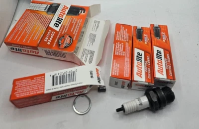 (QTY 4) Autolite Spark Plug Copper 386 for 1964 Checker Marathon 1965 DKW F11 - Image 1 of 4