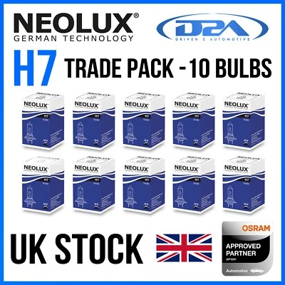 10x H7 NEOLUX 477/499 Standard Headlight Bulbs | 10 BULB TRADE PACK SALE - Image 1 of 4