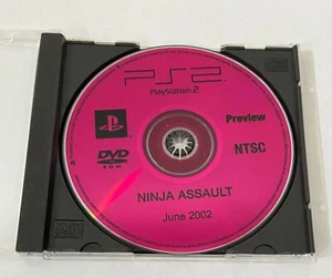 Ninja Assault Preview Version Sony PlayStation 2 PS2 NTSC June 2002 Pre-release - Picture 1 of 8