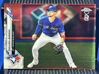2020 Topps Chrome Ben Baller CAVAN BIGGIO Toronto Blue Jays - Image 1 of 2