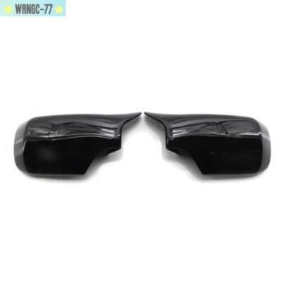 For BMW E46 1998-05 Sedan 325i 328i 330i Side Door Mirror Cover Caps Gloss Blac - Изображение 1 из 4