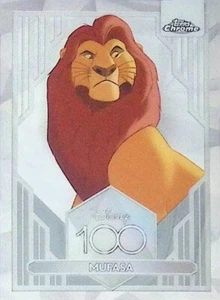 Topps Chrome 2023 Disney 100 Codiding Cards 99 Mufasa Rey León Rey León - Imagen 1 de 2