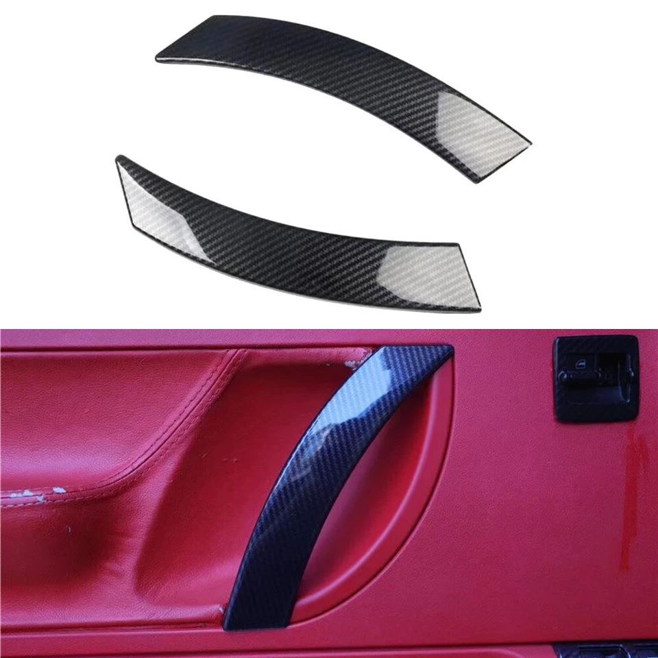 For VW New Beetle 2003-2010 Interior Side Door Handle Panel Cover Trim 2PCS ABS - image 1 of 4