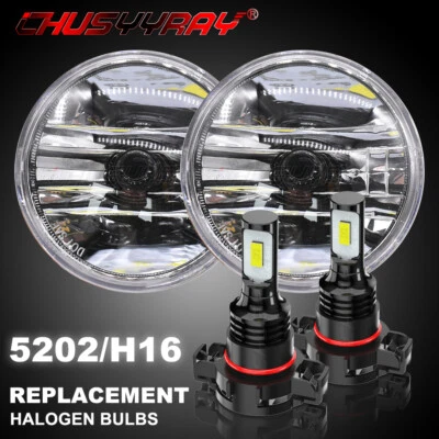 2 luces antiniebla transparentes para parachoques GMC Canyon 2015-2016 luces de conducción con bombillas Foto 1 de 4