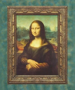Tela estampada 100 % algodón Mona Lisa Leonardo Da Vinci - Robert Kaufman - Imagen 1 de 2