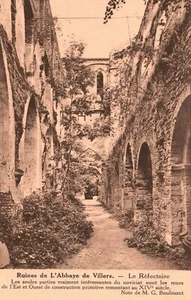 Vintage Postcard 1910's Ruines de L'Abbaye de Villers Le Refectoire Italy IT - Picture 1 of 2