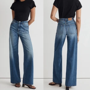 NWT Madewell Superwide Leg Jeans Softdrape Denim Blue Fannin Wash 90s Size 32 - Bild 1 von 14