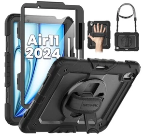 Heavy Duty Shockproof Protective Case w/Screen Protector for iPad Air 11" - Picture 1 of 7