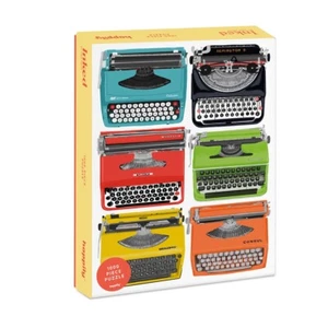 Rompecabezas Happily Type Writers Design 1000 piezas idea de regalo para abuelos - Imagen 1 de 1