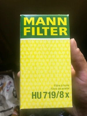 Filtro de aceite motor MANN HU 719/8x nuevo Ford Volvo  Foto 1 de 2