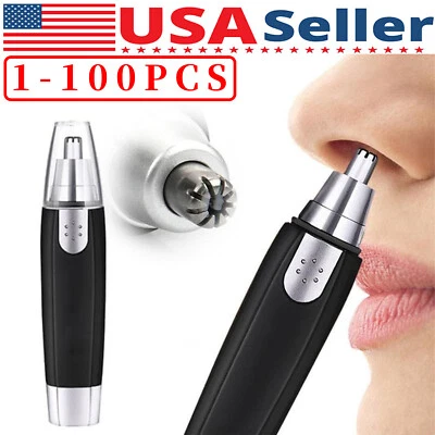 Electric Nose Hair Trimmer Shaver Ear Face Eyebrow Mustache Beard Shaver Clipper - Image 1 of 4