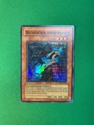 Yu-Gi-Oh! Night Assailant CP01-DE005 EN-005 Super Rare German Very Light Play/NM - Image 1 of 2