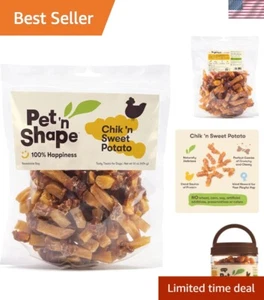 1 Pound Resealable Sweet Potato & Chicken Dog Treats - Safe & Nutritious Snacks - Picture 1 of 11