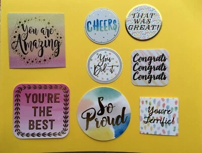 Printed Cards for scrapbooking-card making Heavy card stock Celebration sayings - Image 1 of 4