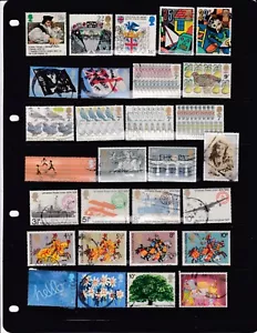 British Decimal Commemorative Stamps One Stock Sheet Used Stamps - Picture 1 of 1