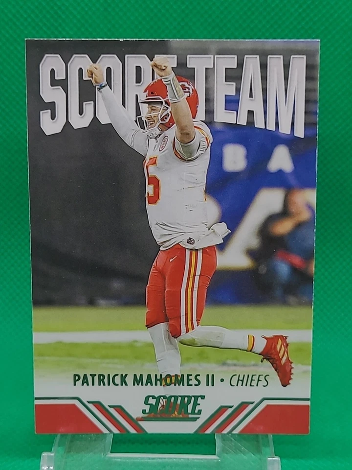 2021 PANINI SCORE FOOTBALL SCORE TEAM #ST1 PATRICK MAHOMES II CHIEFS NM/M - Image 1 of 4