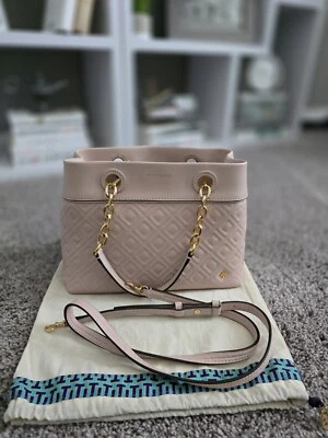 Tory Burch FLEMING BOLSO PEQUEÑO Color: Rosa concha Foto 1 de 4