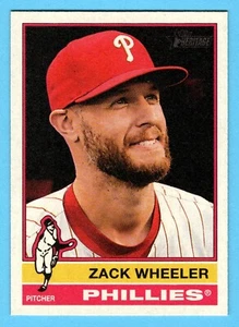 Zack Wheeler 2025 Topps Heritage #65 Flip Stock SSP /5 Philadelphia Phillies - Picture 1 of 2