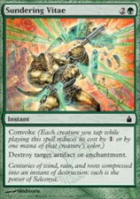 1x Sundering Vitae NM, English MTG Ravnica: City of Guilds