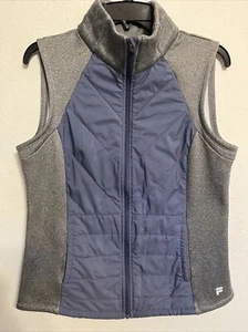 Fila Sport Quilted Vest Women’s Large Gray - Picture 1 of 12