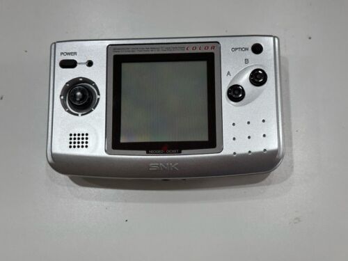 SNK Neo Geo Pocket Color Console Platinum Silver Boxed Excellent Condition