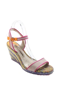 Sophia Webster Womens Slingback Espadrille Wedge Sandals Multicolor Size 7 - Picture 1 of 4