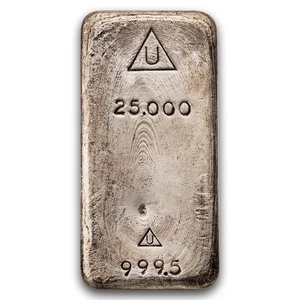 25 oz Silver Bar - Vintage Delta - Picture 1 of 3