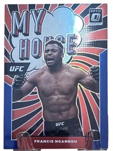 2022 Panini Donruss Optic UFC My House Blue Prizm /49 Francis Ngannou #4 - Bild 1 von 2
