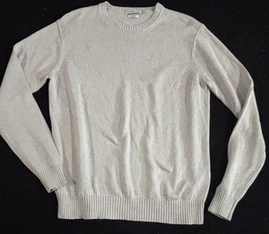 Suéter Peter Millar 100% Seda Para Hombre Talla Grande Beige Crema Cuello Redondo Pullover  - Imagen 1 de 8