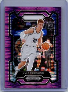 2024 Prizm Draft Picks #28 Kyle Filipowski Prizms Purple Pulsar #/55 - Bild 1 von 2