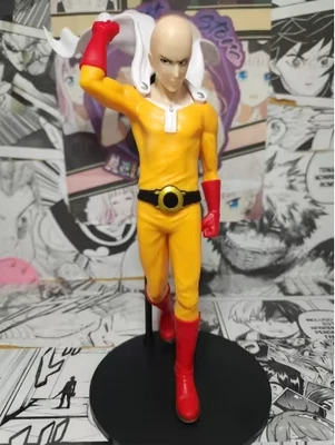 Saitama Action Figure One Punch Man Anime Collectible 20cm Model Gift Toy New - Image 1 of 4
