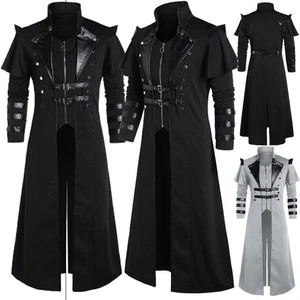 New Hot Sale Dress Men Costume Elf Pirate Gothic High Quality Jacket Coat - Picture 1 of 10