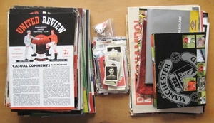 MANCHESTER UNITED Huge Lot Of Football Memorabilia 170+ Programmes Cards + More - Picture 1 of 23